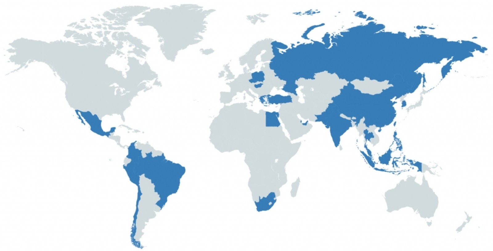 Выделить страны. Карта выделена каждая Страна. Emerging Markets Map.